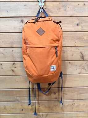 Cotopaxi Kilimanjaro 20L Backpack Orange Canvas Leather Laptop Hiking Daypack
